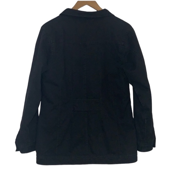 Marvin Richards Zip Up Black Jacket Women’s Sz L - Picture 5 of 6